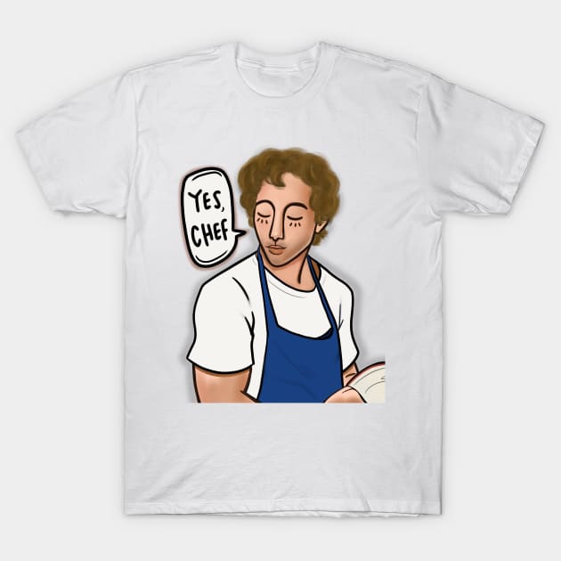 Yes Chef- Carmy T-Shirt by bananapeppersart